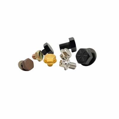10.9 Level Painted Bright Black Hexagon Bolt Screw Custom Made