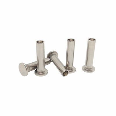 Salt Spray Resistant Stainless Steel Flat Head Semi Hollow Rivets Stainless Steel Serrated Rivets Pressure Rivet
