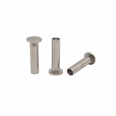 Salt Spray Resistant Stainless Steel Flat Head Semi Hollow Rivets Stainless Steel Serrated Rivets Pressure Rivet
