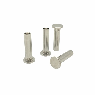 Salt Spray Resistant Stainless Steel Flat Head Semi Hollow Rivets Stainless Steel Serrated Rivets Pressure Rivet