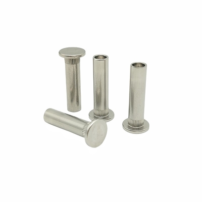 Salt Spray Resistant Stainless Steel Flat Head Semi Hollow Rivets Stainless Steel Serrated Rivets Pressure Rivet