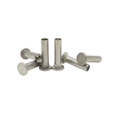 Crown Mark Processing Customized Stainless Steel Flower-Toothed Rivet Semi-Hollow Rivet Non-Standard Special-Shaped Part