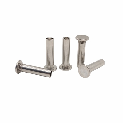Non-Standard Custom Flat Head Semi-Hollow Rivet Stainless Steel Flower-Toothed Rivet With Various Specifications.