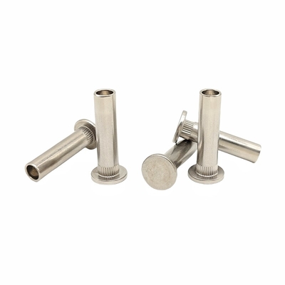 Factory Wholesale Custom Flat-Headed Semi-Hollow Rivet Non-Riveted Steel Serrated Rivet Non-Standard Screw.