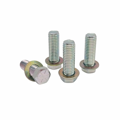 Custom-Made Dacromet Black Hexagon Bolt Plated With Environment-Friendly Colorful Zinc Full-Threaded Hexagon Head Screw.