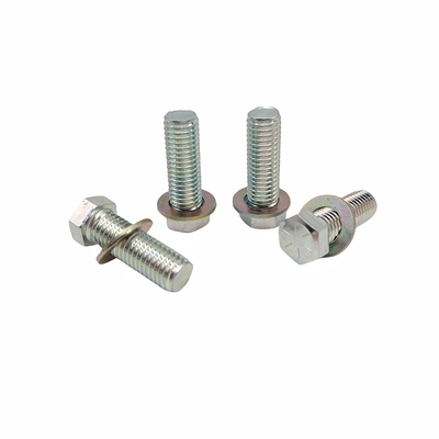 Wholesale Environmental Protection Black Zinc External Hexagon Bolt Color Zinc Full Thread Hexagon Head Screw