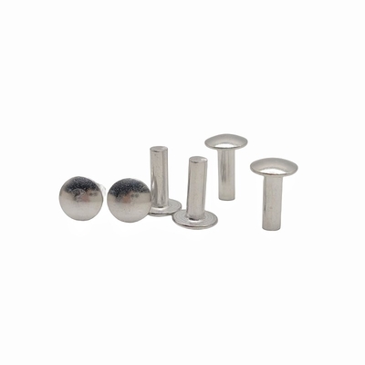 Strength Manufacturer Large Flat Head Solid Rivet Semi-Round Head Solid Aluminum Rivet Non-Standard Special-Shaped Parts