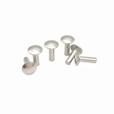 Factory Wholesale Custom Large Flat Head Solid Rivet Semi-Round Head Solid Aluminum Rivet Non-Standard Shaped Parts.