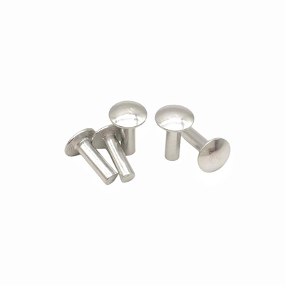 Factory Wholesale Custom Large Flat Head Solid Rivet Semi-Round Head Solid Aluminum Rivet Non-Standard Shaped Parts.