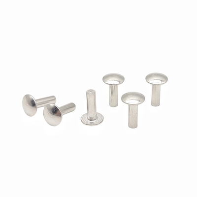 Factory Wholesale Custom Large Flat Head Solid Rivet Semi-Round Head Solid Aluminum Rivet Non-Standard Shaped Parts.