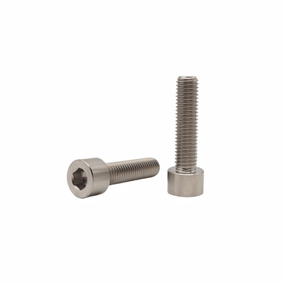 Customized Pure Titanium Internal Hexagonal Screws Titanium Alloy Cylindrical Head Bolts Titanium Screws