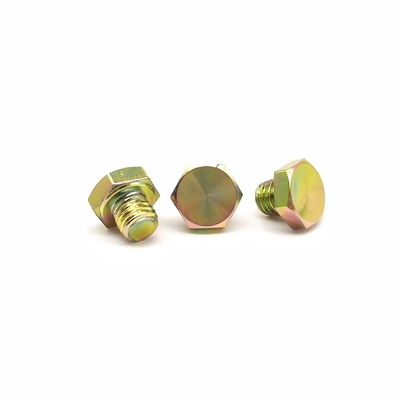 Non Magnetic Threaded Hex Head Bolts A4 -70 M8X10 Stainless Steel Upholstery Screws