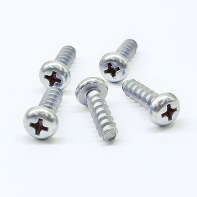 Zinc Nickel Alloy Phillips Pan Head Self Tapping Screws For Plastics M5*16