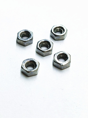 Hex Nut Zinc Nickel Alloy Stainless Steel Fasteners Original Color