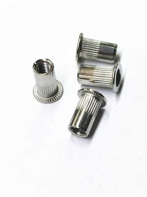 Tooth Pattern Blind Hole Nut Zinc Nickel Alloy In Aerospace Automobile Decoration