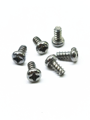 Zinc Nickel Alloy Phillips Screws Electronic Miniature Small Screws Cross Pan Head Self Tapping Screws