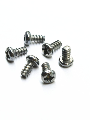 Zinc Nickel Alloy Phillips Screws Electronic Miniature Small Screws Cross Pan Head Self Tapping Screws