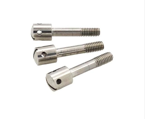 Precision Slotted Capstan Captive Screws DIN 404 ISO-Compliant Threaded Fasteners In Stainless Steel Titanium Custom Materials