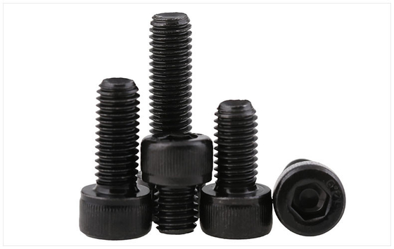 Hexagon Socket Head Screw Bolt 12.9 Grade Alloy Steel Black Dacromet Surface Hexagon Socket Drive Full Thread For Off Road Wheel Hub Anti Separation Ring