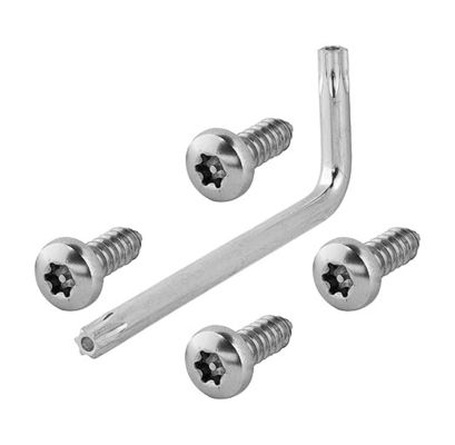 M10 30 Stainless Steel Security Screws External Hexagon Head Bolt Customizable Thickness Ideal for Industrial Applications