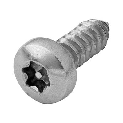 Anti Theft License Plate Screws Rustproof Stainless Steel Car Tag Plate Mounting Hardware M6 1/4" Tamper Proof Screws For Front Rear Frame Holder Mounting