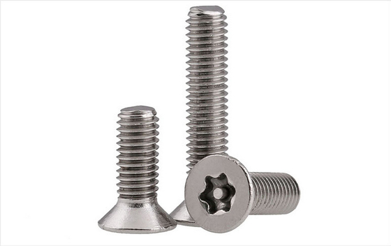 Flat Head Torx Screws 304 Stainless Steel Flat Head Torx Screws Right Hand Thread Metric