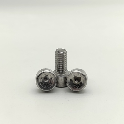 Zinc Plated Security Screws With Customizable Drive Type Non Magnetic Performance General Security Guanbiao Hardware