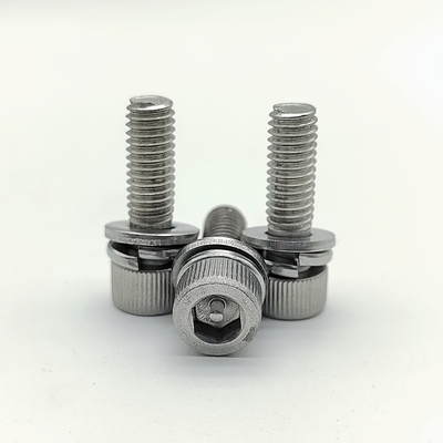 Non-standard A4-80 Triple Security Cap Screws For Public Infrastructure Black Oxide Finish Hex Socket Guanbiao Hardware