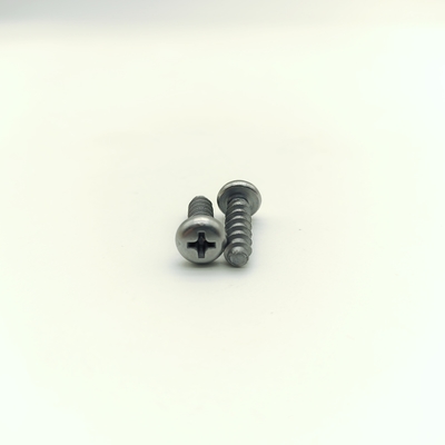 Type B Button Head Self-Tappers Zinc Plated Sheet Metal & Electronics Phillips Drive Blunt Point