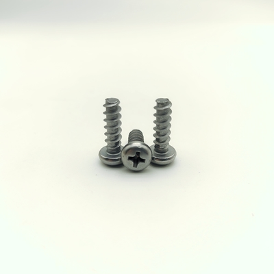 Type B Button Head Self-Tappers Zinc Plated Sheet Metal & Electronics Phillips Drive Blunt Point