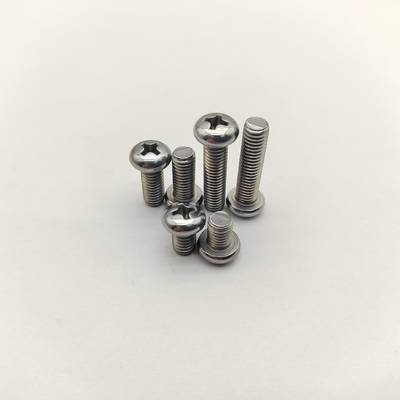 304 SS Phillips Pan Head Machine Screws A2-70 Passivated Corrosion Resistant Custom Sizes