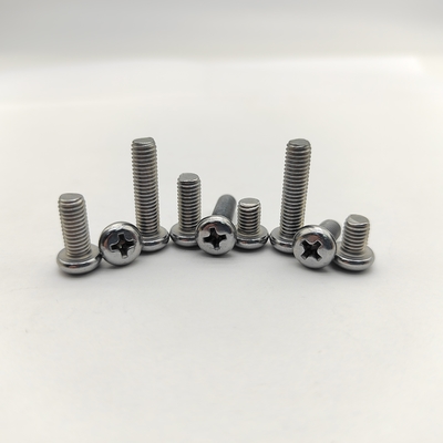 Phillips Pan Head Machine Screws Zinc Plated DIN 7985 M3-M12 Sizes Custom Lengths