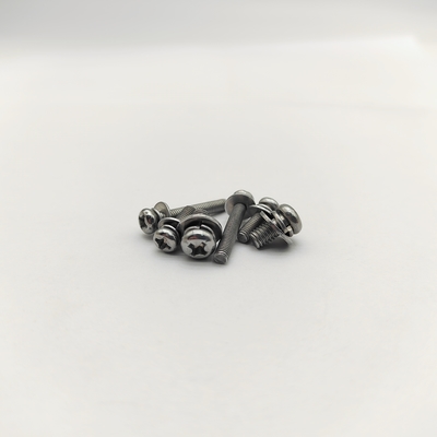 Phillips Pan Head Screws with Lock Washers Zinc Plated M4-M12