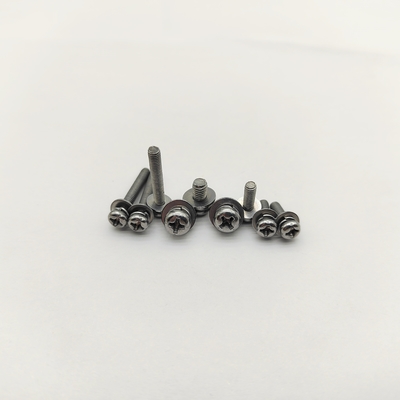 A4-70 Stainless Steel Pan Head Screws with Lock Washers 316