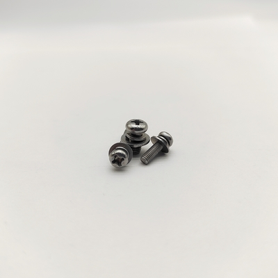 A4-70 Stainless Steel Pan Head Screws with Lock Washers 316