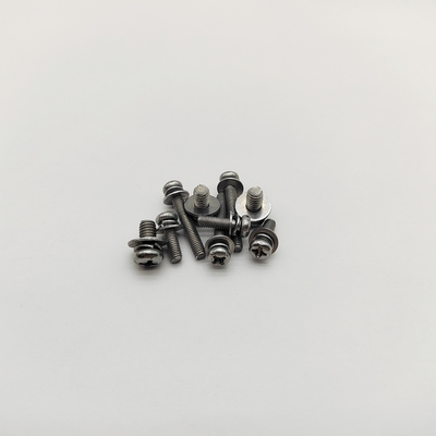 A4-70 Stainless Steel Pan Head Screws with Lock Washers 316