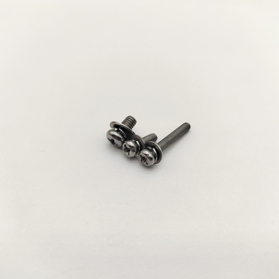 Phillips Pan Head Screws with Lock Washers Zinc Plated M4-M12