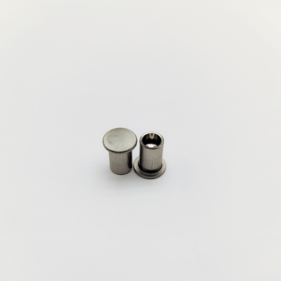 316L Stainless Steel Flat Head Semi-Tubular Rivets ISO 15977
