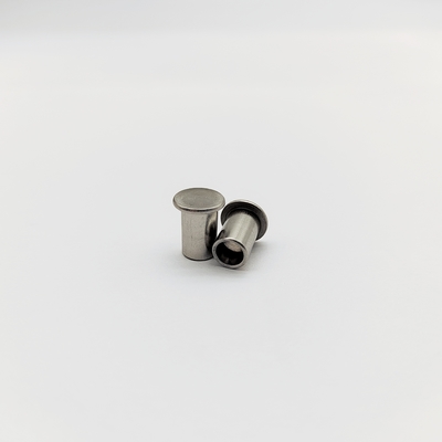 304 Stainless Steel Flat Head Semi-Tubular Rivets DIN 7337 M3-M6