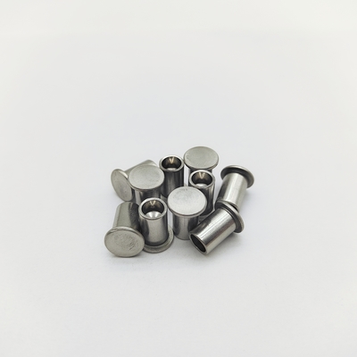 304 Stainless Steel Flat Head Semi-Tubular Rivets DIN 7337 M3-M6