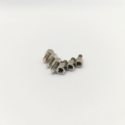 316 Stainless Steel #4-40 Hex Standoff Screw 12mm Electropolished