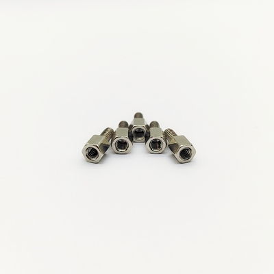 304 Stainless Steel #4-40 Hex Standoff Screw 12mm Male-Female Thread