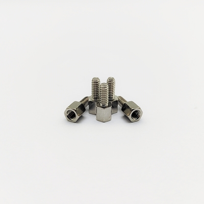 316 Stainless Steel #4-40 Hex Standoff Screw 12mm Electropolished