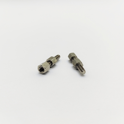 304 Stainless Steel #4-40 Hex Standoff Screw 12mm Male-Female Thread