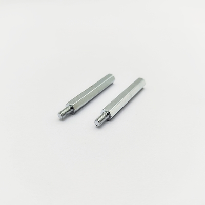 A4-80 Stainless Steel Hex Standoff M3-M8, 31mm Length, Blue-Zinc Plating