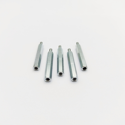 A4-80 Stainless Steel Hex Standoff M3-M8, 31mm Length, Blue-Zinc Plating