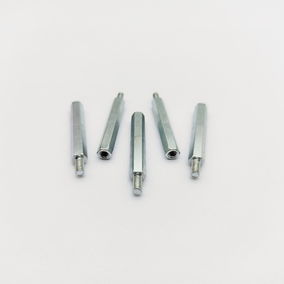 A4-80 Stainless Steel Hex Standoff M3-M8, 31mm Length, Blue-Zinc Plating