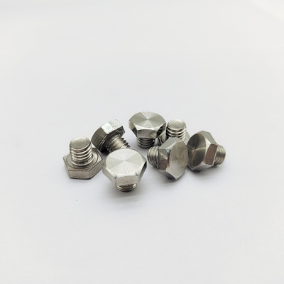 M8 Chrome Wheel Bolts 12.3mm Length 13mm Hex Head Stainless Steel
