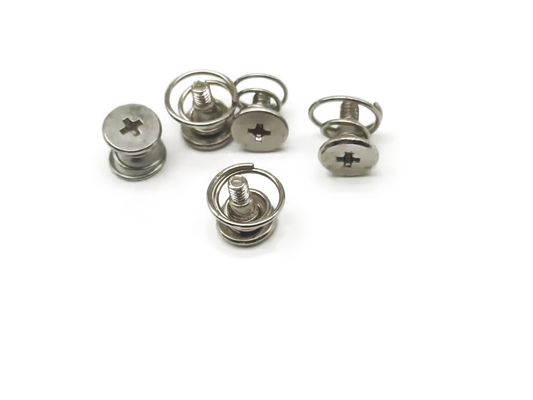 DIN Standard Spring Loaded Screw M2 M2.5 M3  C1022 Material Nickelplated SEMS Screws