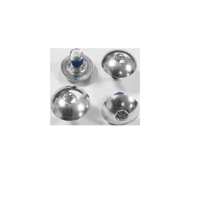 Passivated Anti Loosening Screw 6061 Aluminum Material M6x10mm Size